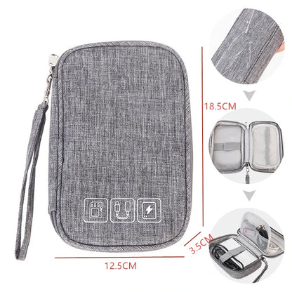 Electronic Organizer Bag – Waterproof Cable & Charger Storage Pouch