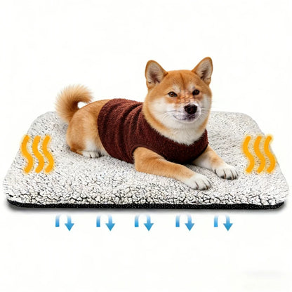 Self-Heating Pet Mat Blanket for Cats & Dogs – No Electricity