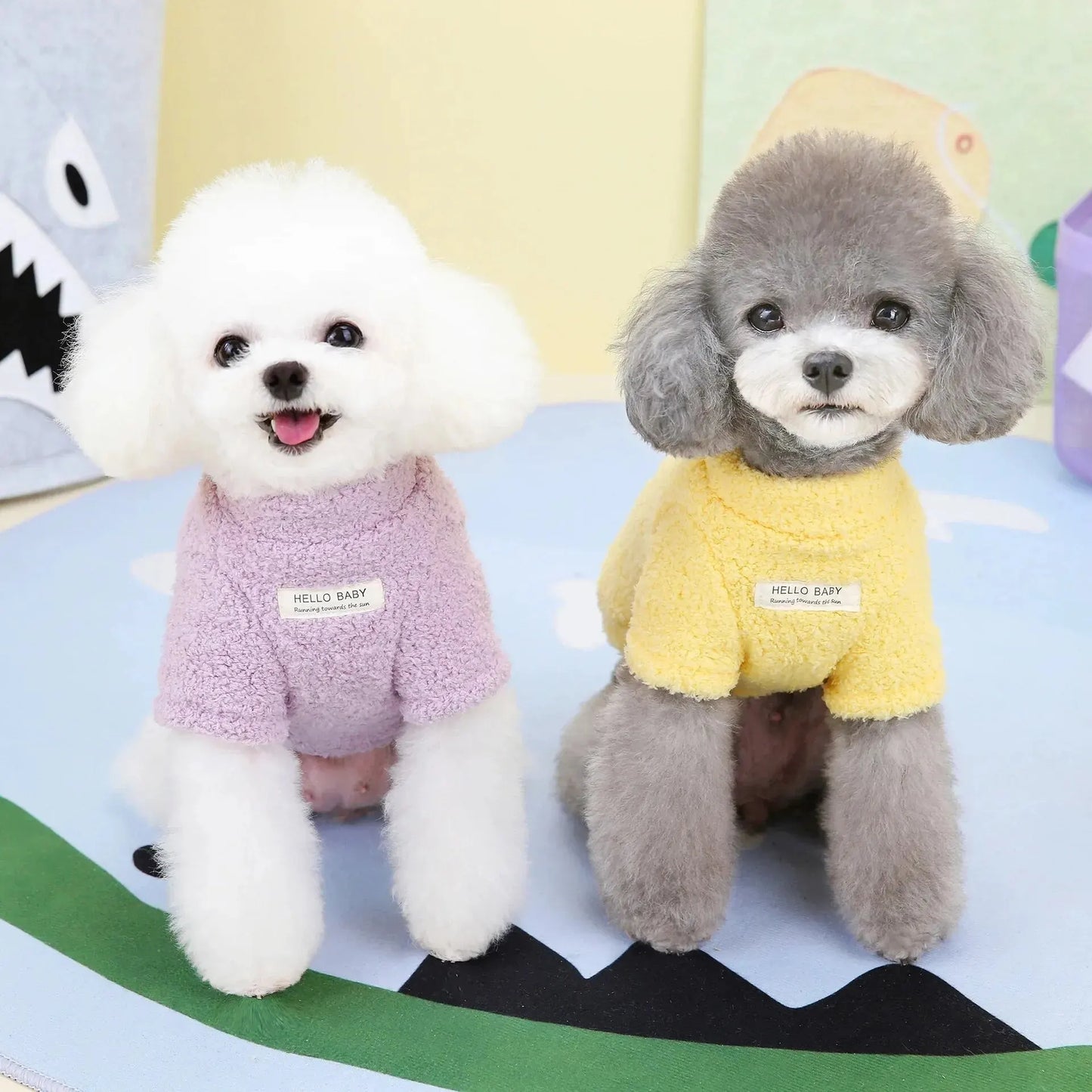 Fleece Dog Sweater – Warm Winter Coat for Small Dogs & Cats