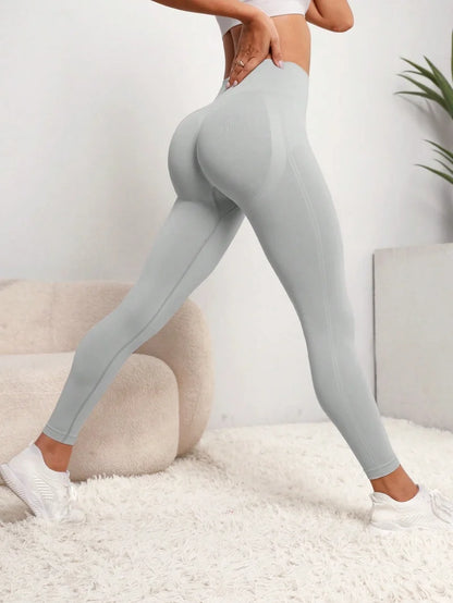 Women's High Waist Seamless Leggings – Hip Lift Yoga Pants