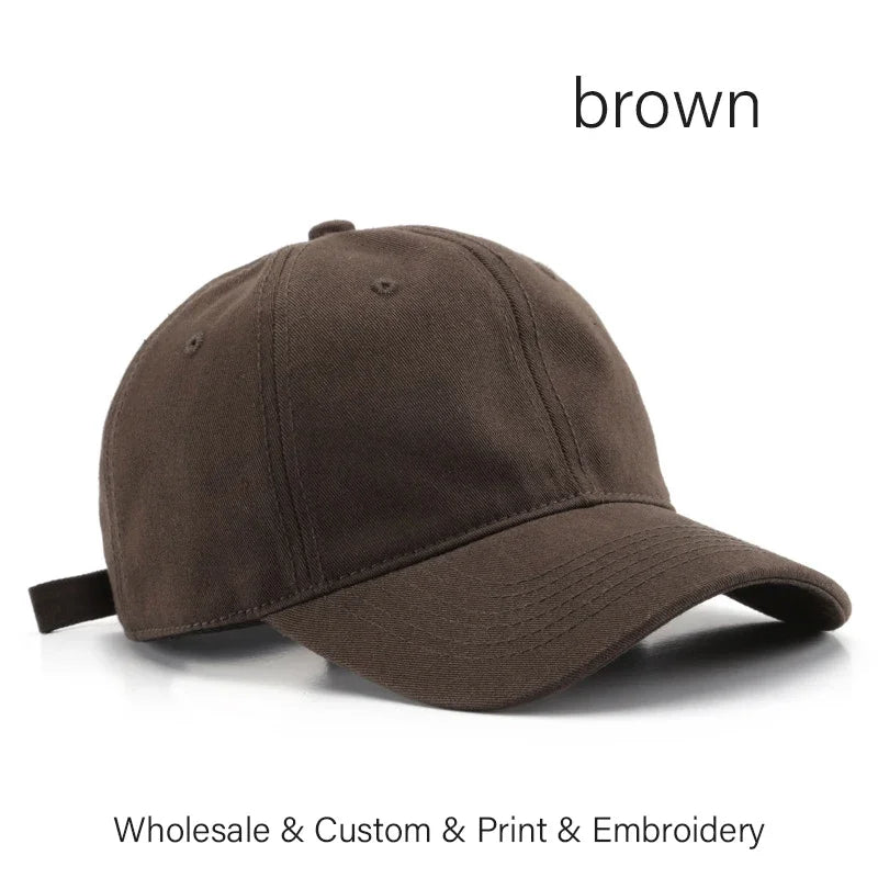 Custom Baseball Cap Wholesale Embroidery Print Cotton Hat