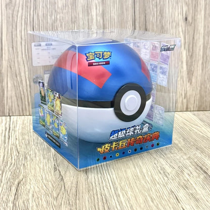 100 Original P0ke Ball Master Balls Premium Gift Box Pok M0n Cards Ptcg Simplified Chinese Pack