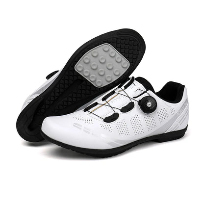 Cycling Shoes Unisex MTB Road Bike Lock Shoes Breathable Non-Slip