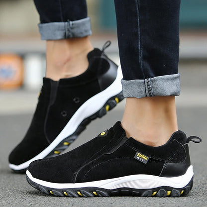 Men's Slip-On Hiking Shoes | Waterproof Anti-Slip Outdoor Sneakers
