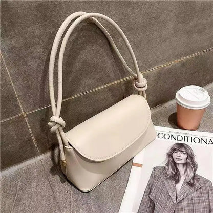 PU Leather Crossbody Bag – French Style Underarm Shoulder Bag
