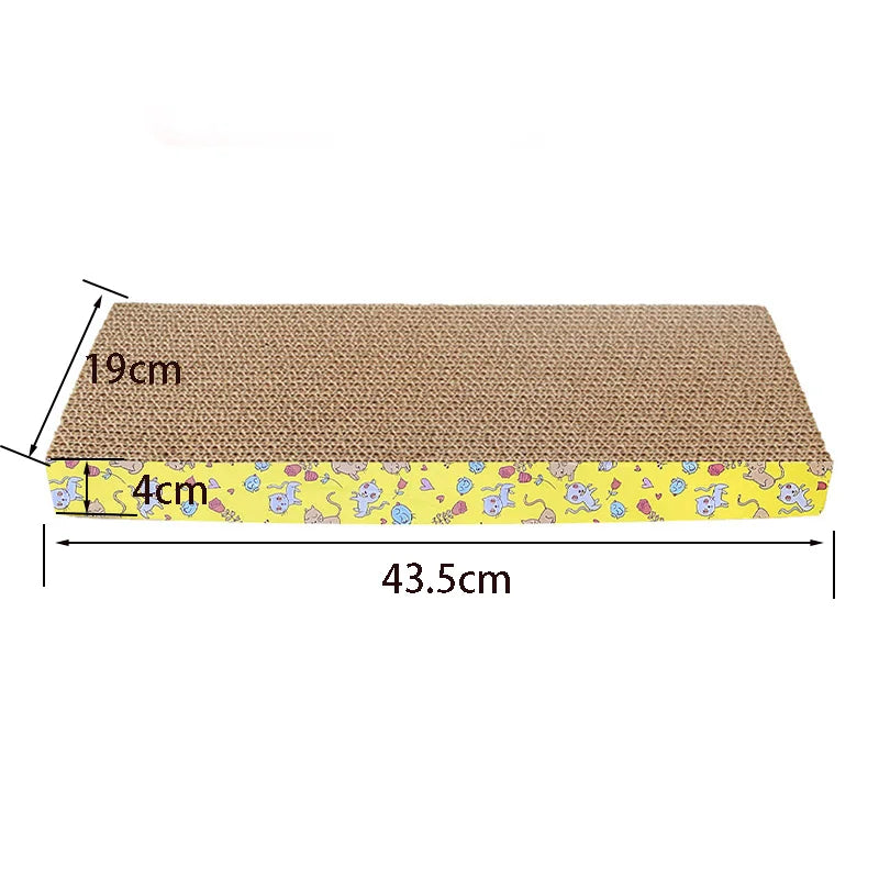 Cat Scratcher Lounge Board – Corrugated Cardboard Scratch Pad
