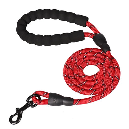 Strong Dog Leash with Soft Handle – Multiple Sizes & Colors