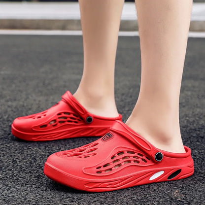 Plus Size EVA Clog Sandals – Unisex Breathable Beach & Garden Shoes