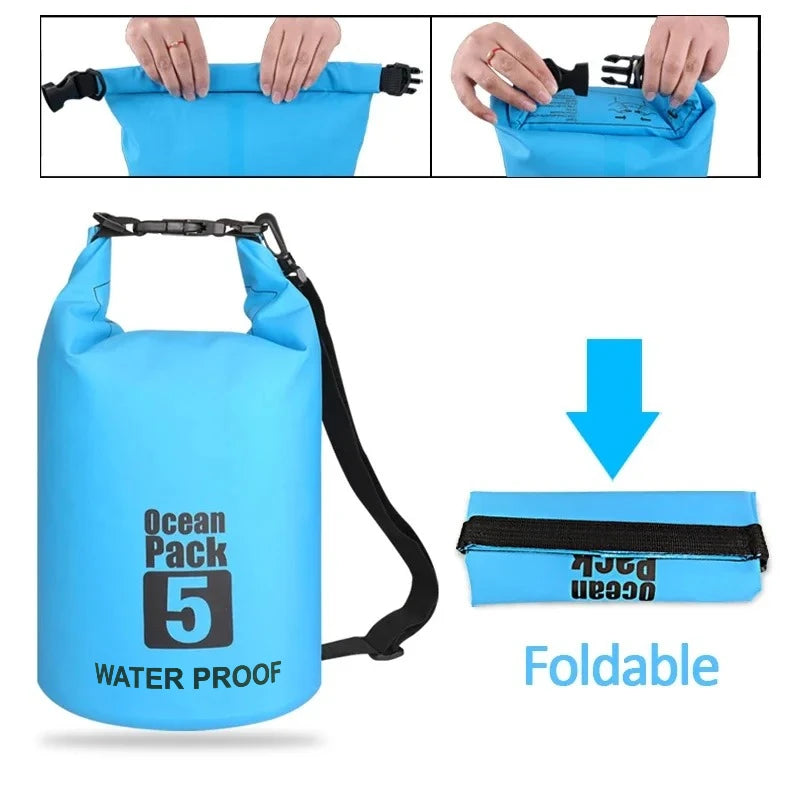 Waterproof Dry Bag PVC Ocean Pack – 2L 5L 10L 20L 30L