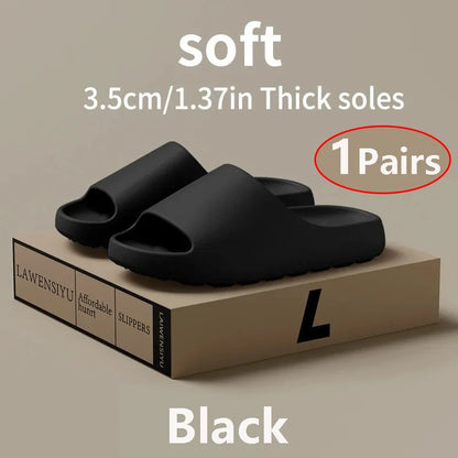 EVA Cloud Slippers – Thick Sole Non-Slip Slides for Men & Women