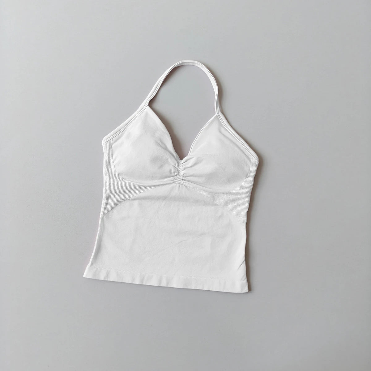 Women's Strappy Backless Crop Top & Scrunch Shorts Set – Gym Yoga Activewear