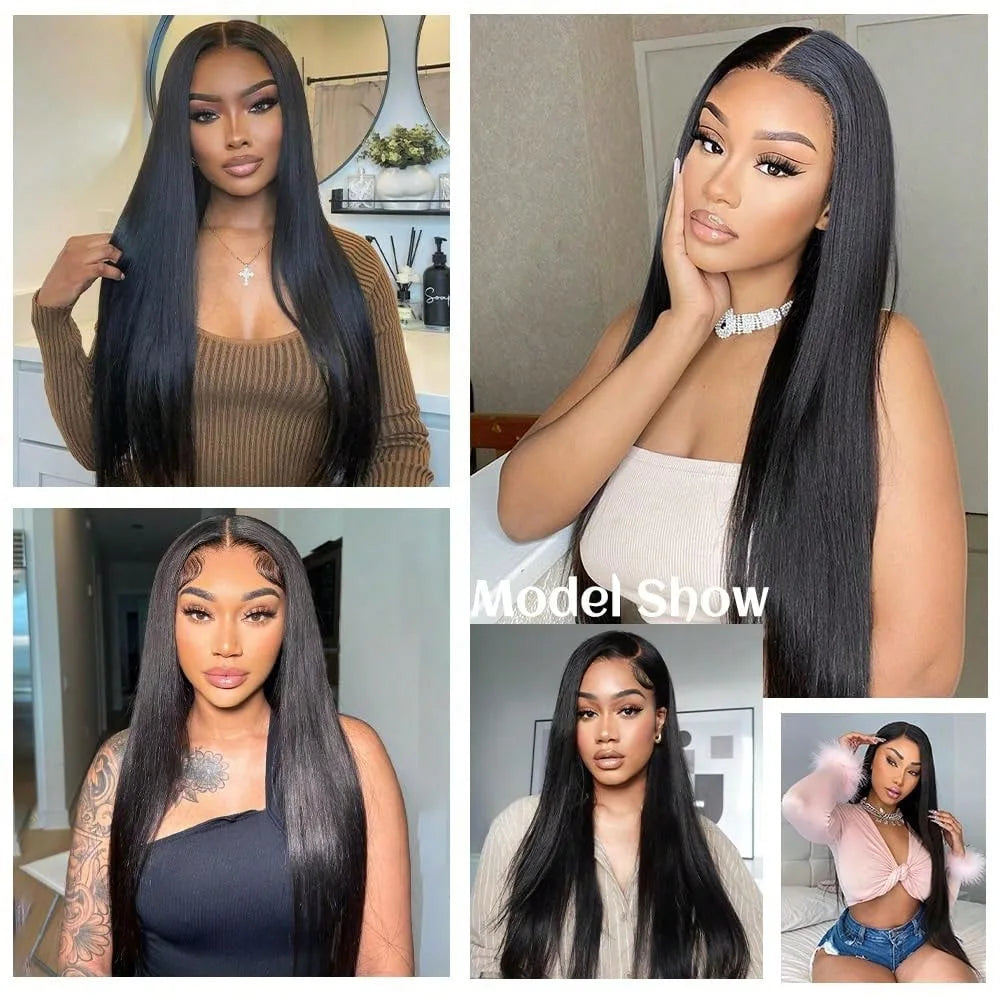 HD Lace Front Wig Straight Human Hair – 13x4 & 13x6, 250% Density