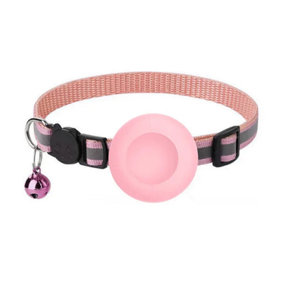 AirTag Pet Collar with GPS Holder – Adjustable Anti-Lost Collar for Cats & Puppies