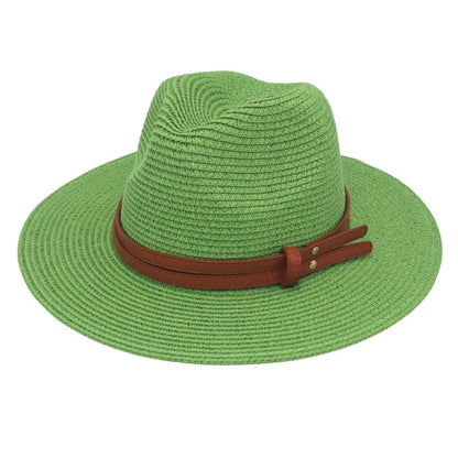 Panama Straw Sun Hat – Unisex Wide Brim Beach & Summer Hat