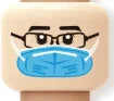 DIY Minifigure Print Heads – 10 Pcs LEGO-Compatible Assorted Faces