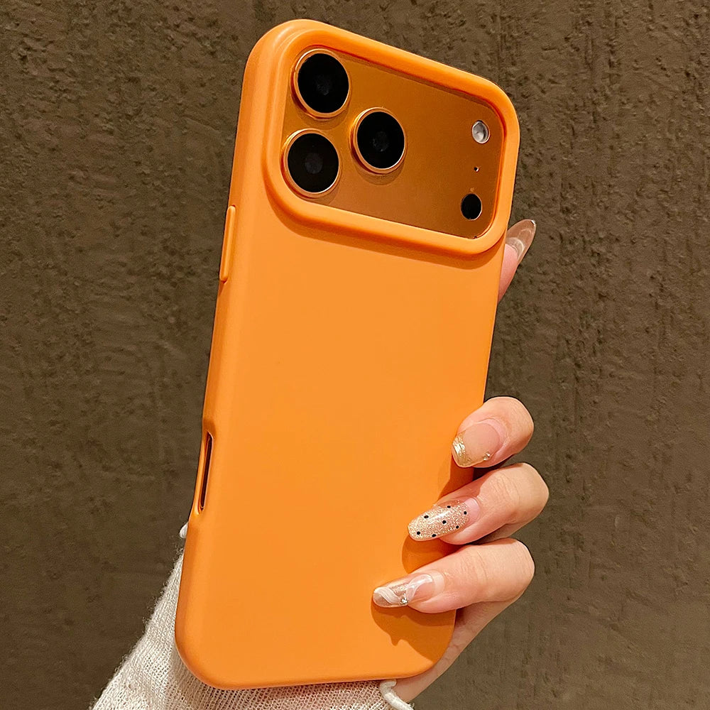 Candy Color Silicone Protective Phone Case Iphone 17 Pro Max Air Shockproof Matte Soft Tpu Bumper