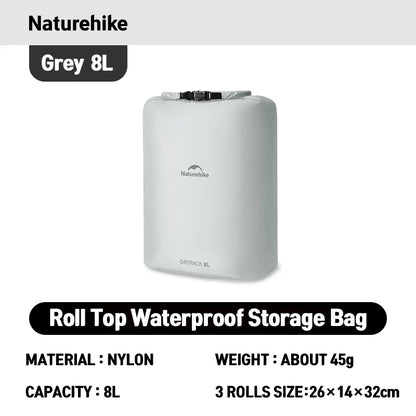 Naturehike Waterproof Dry Bag – Lightweight Roll Top Storage Sack