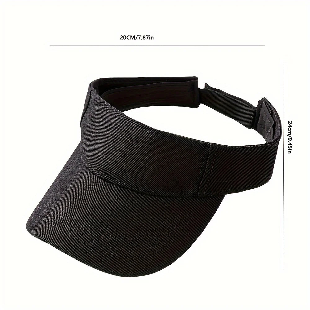 Sun Visor Cap – Adjustable Breathable Outdoor Sports Hat