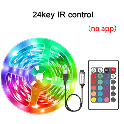 RGB LED Strip Lights with App & Remote Control