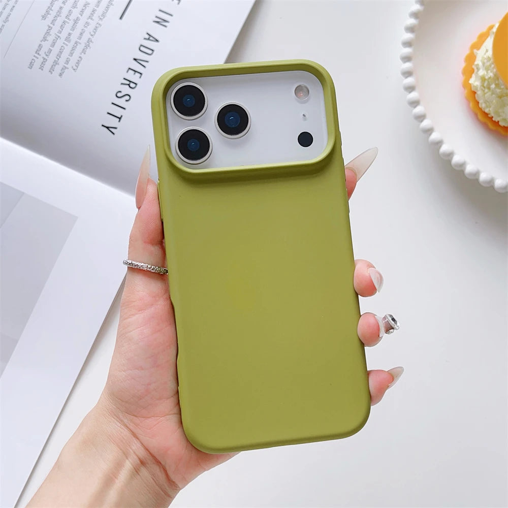 Matte Candy Color Phone Case Iphone 17 Air 16 16e 15 Pro Max Liquid Silicone Shockproof Protection