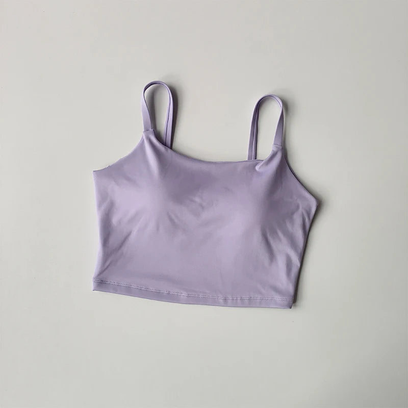 Women's Push-Up Sports Bra with Fixed Removable Pads
