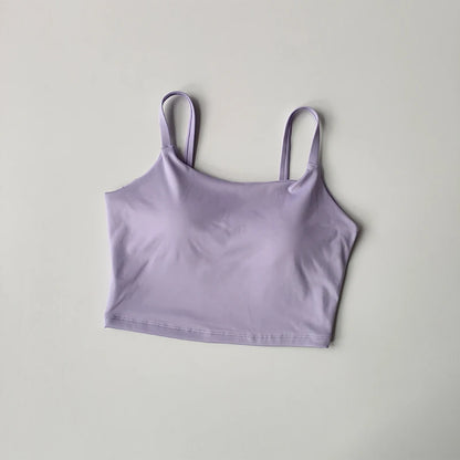 Women's Push-Up Sports Bra with Fixed Removable Pads