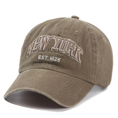 New York Washed Cotton Baseball Cap – Unisex Dad Hat