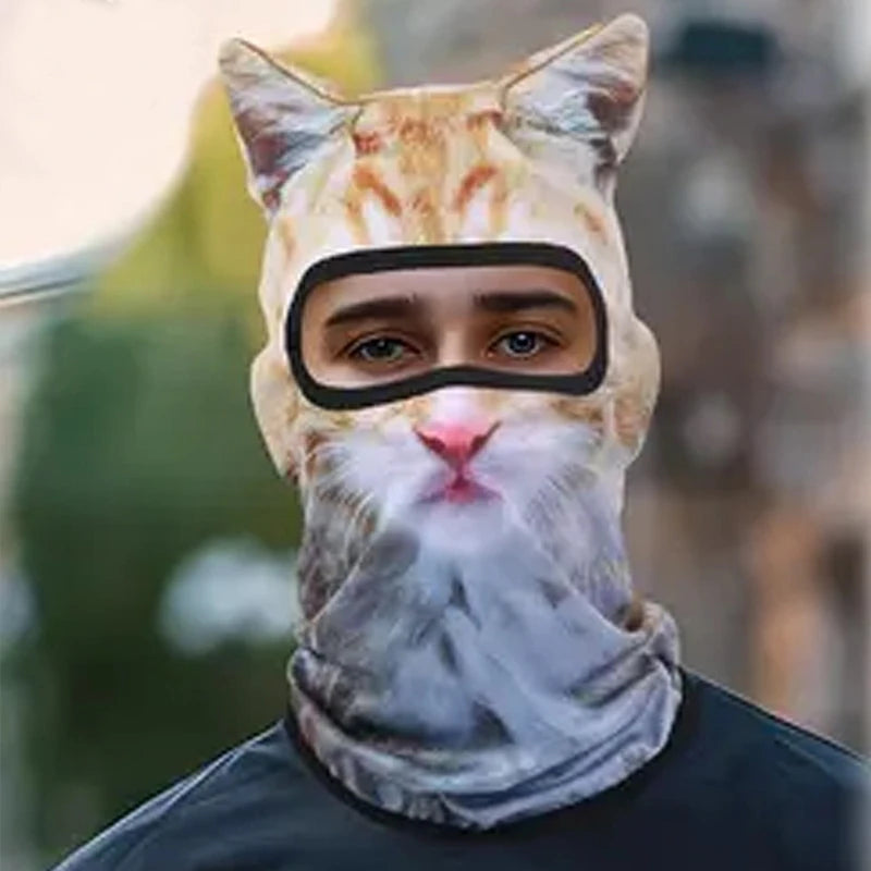 Animal Balaclava Face Mask – Windproof Cycling Hood for Men & Women