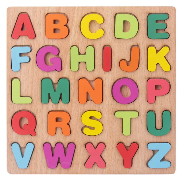 Wooden Montessori Puzzle Toy for Toddlers Ages 1-3
