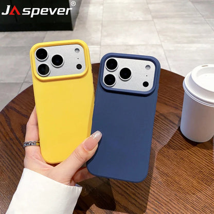 Luxury Candy Color Silicone Soft Case Iphone 17 Air 16 16e 15 14 Pro Max Plus Matte Thin Tpu Cover