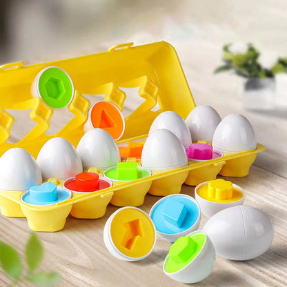 Montessori Smart Eggs Educational Toy for Toddlers 1-3