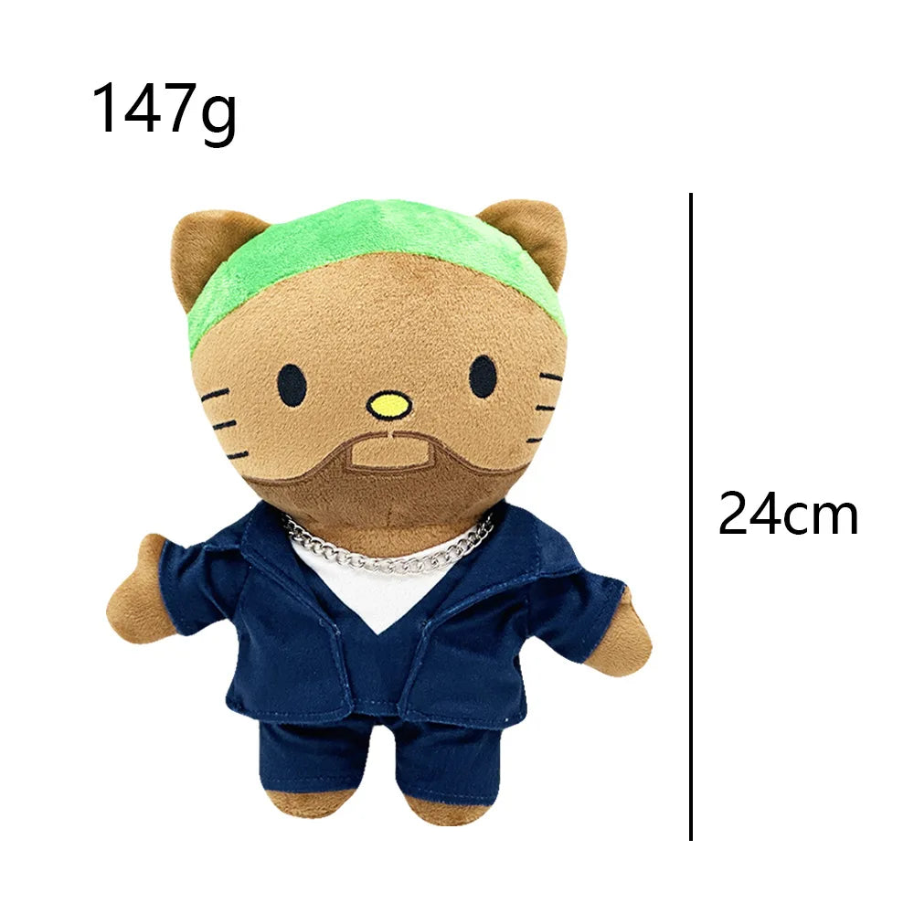 Hip-Hop Cat Plush Toy Doll – Rapper Style Stuffed Animal