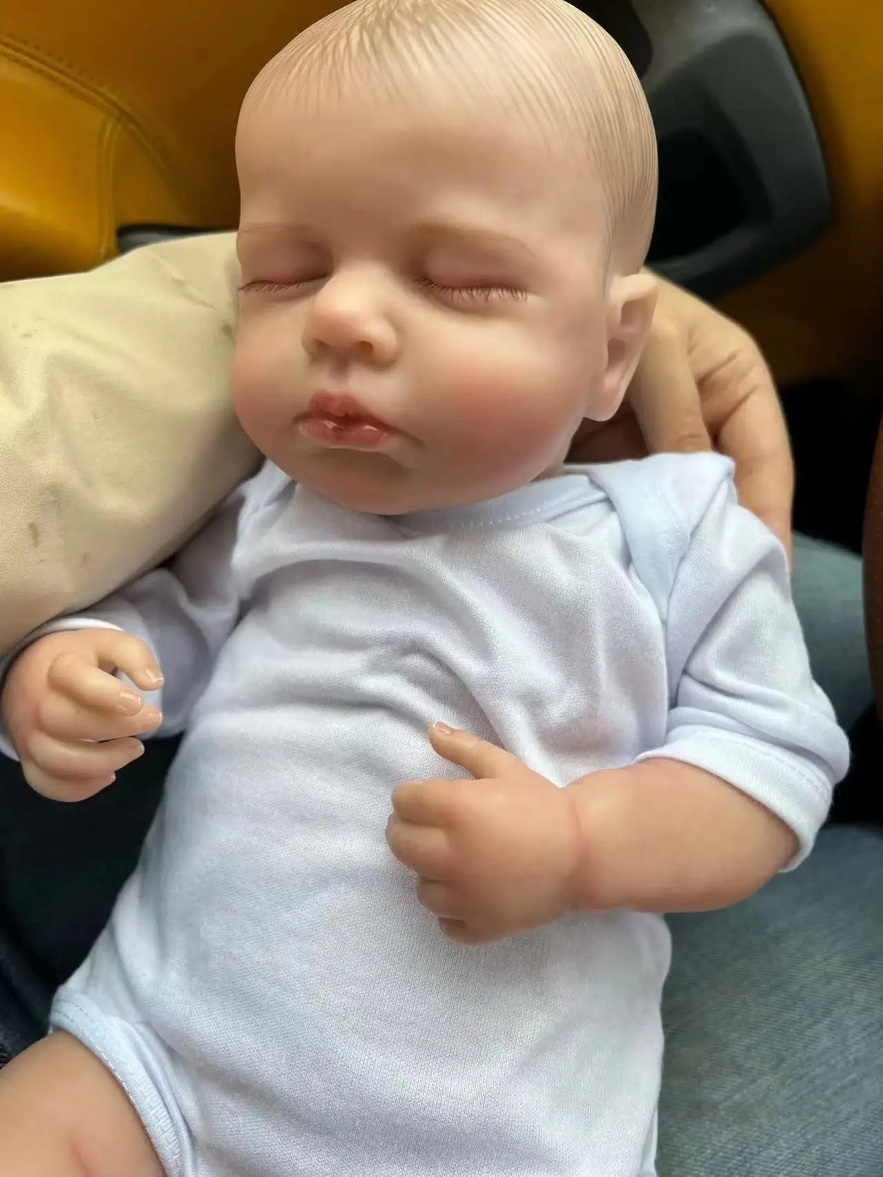 Reborn Baby Doll 19 Inch – Realistic Silicone Vinyl & Cloth Body