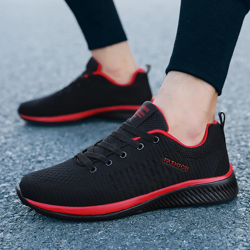 Men's Lightweight Mesh Sneakers – Breathable Running & Walking Shoes