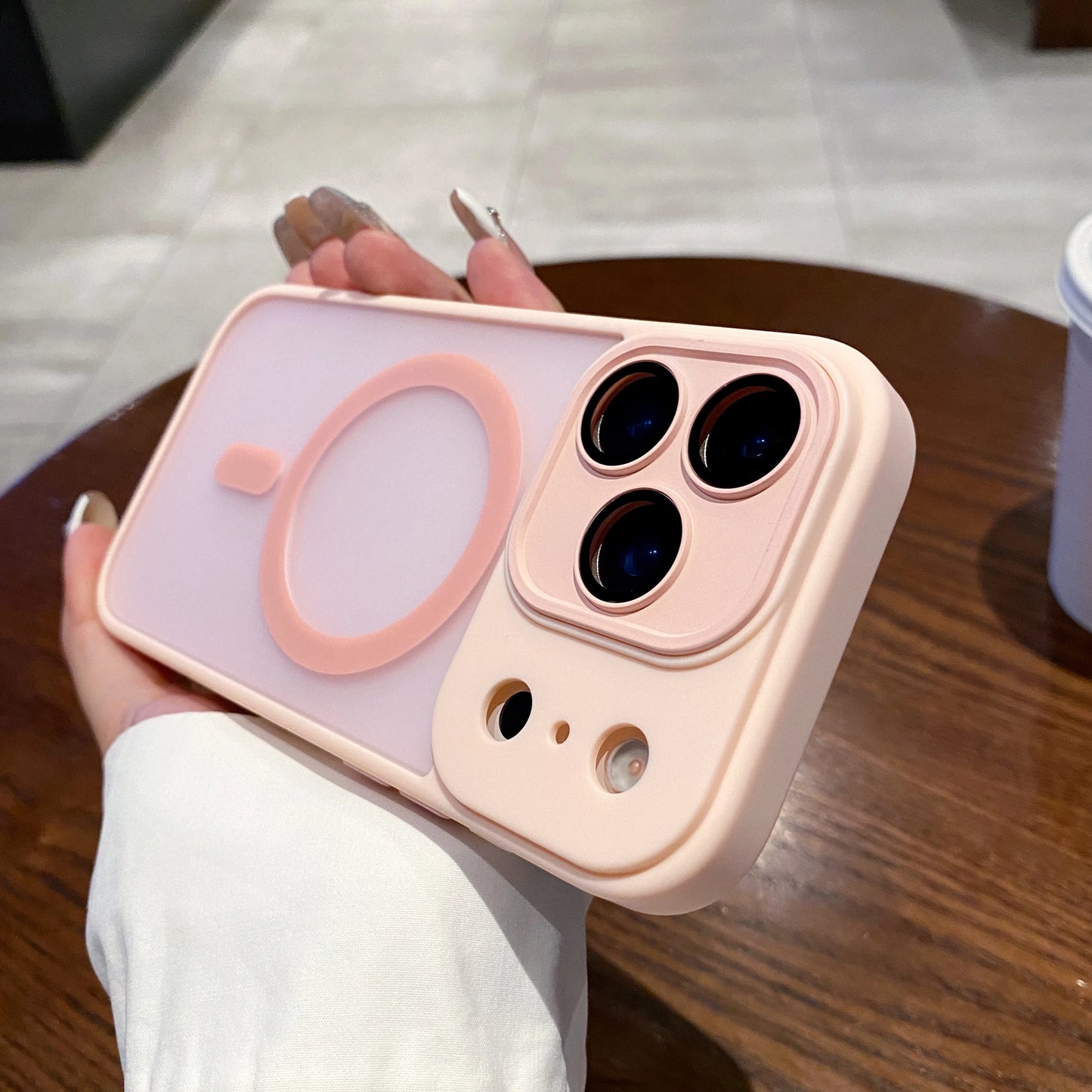 Luxury Matte Magnetic Wireless Charge Case Iphone 17 Pro Max Air Lens Glass Film Clear Hard Bumper