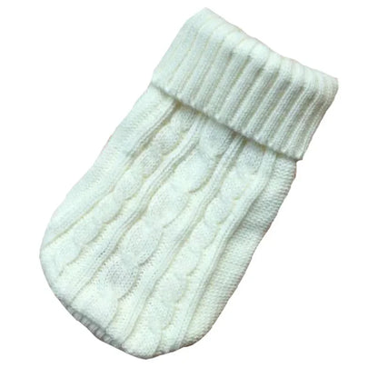 Knitted Dog Sweater – Winter Pet Clothes for Small & Medium Dogs