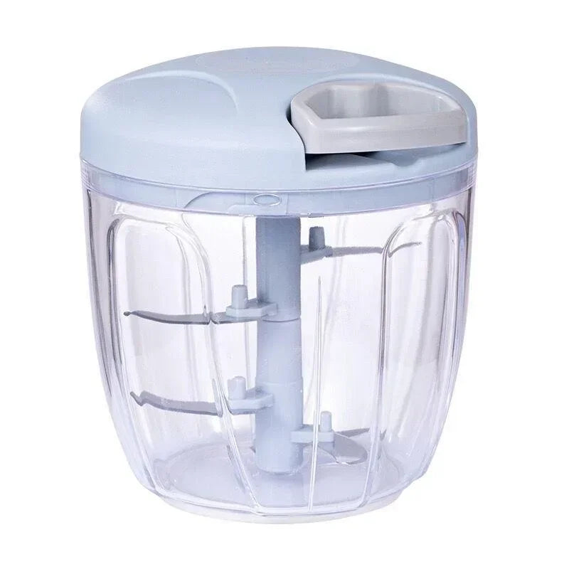 Manual Pull-String Food Chopper & Vegetable Cutter