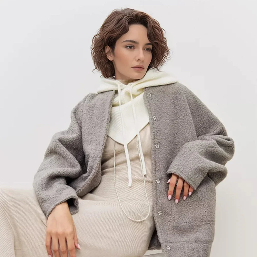 Knit Balaclava Hood Scarf – Women's Warm Winter Neck Cap