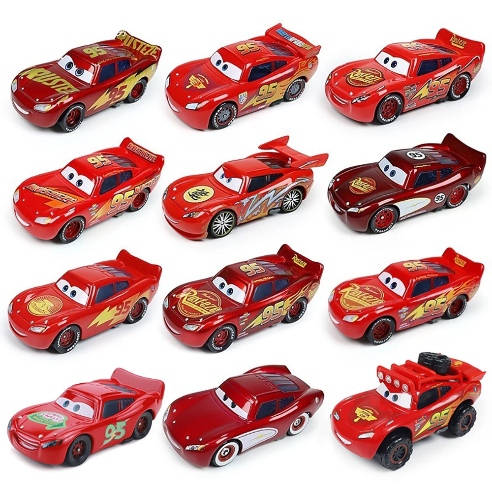 Lightning McQueen Diecast Car - Disney Pixar Cars 1:55 Scale Model