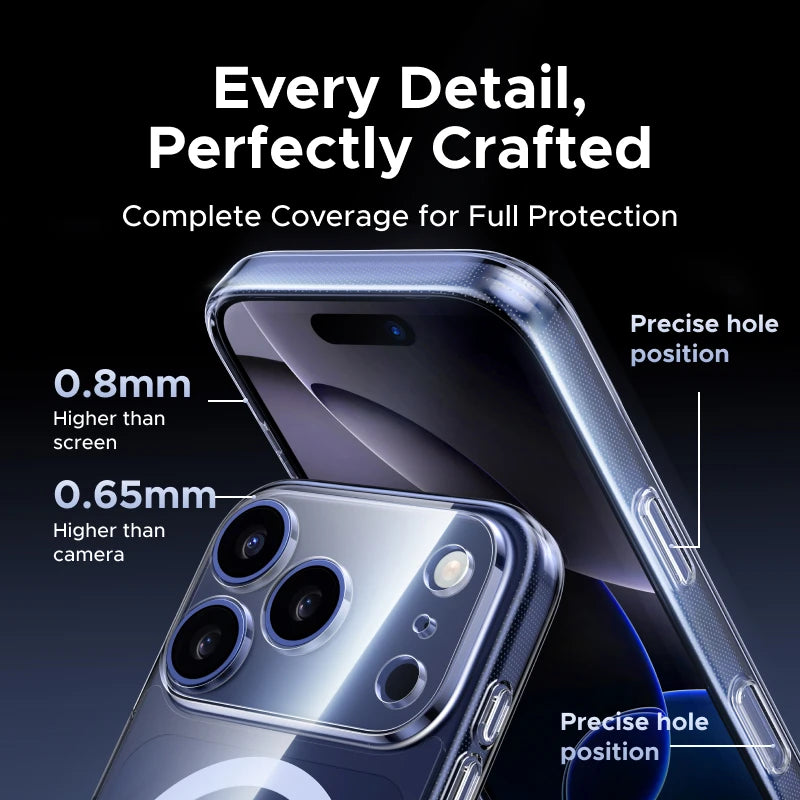 Ugreen Magnetic Case Iphone 17 Pro Cases Shockproof Cover 16 15 14 Air 17pro Max Magsafe Macsafe