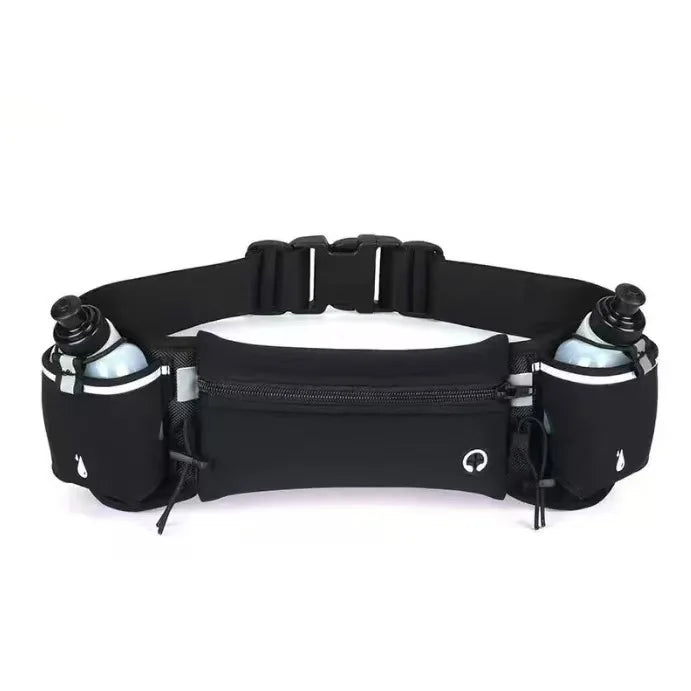 Running Waist Pack with 2 Water Bottles – Sports Fanny Pack