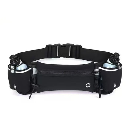 Running Waist Pack with 2 Water Bottles – Sports Fanny Pack