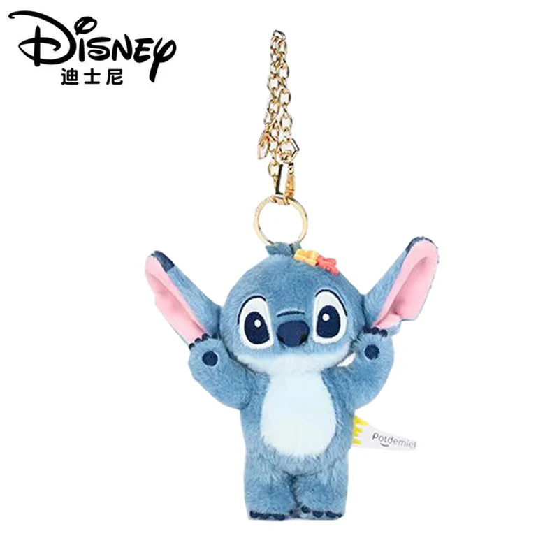 Cartoon Plush Doll Keychain - Cute Stuffed Animal Bag Charm