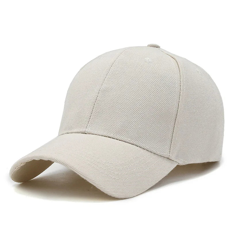 Plain Baseball Cap – Unisex Adjustable Snapback Dad Hat