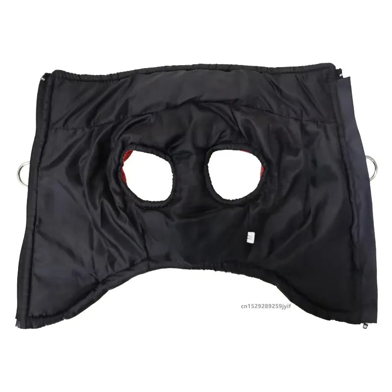 Waterproof Padded Dog Jacket Winter Vest with Zipper
