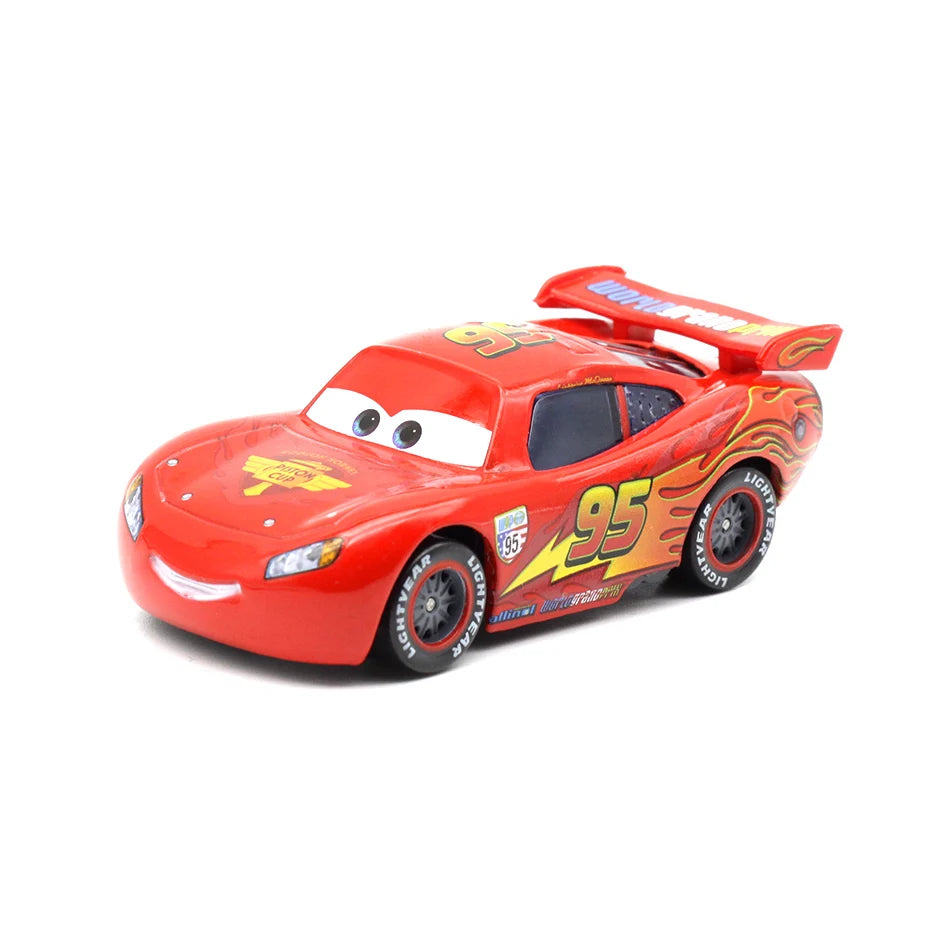 Disney Pixar Cars Mack Truck & Racing Car Diecast Model Set – Kids Gift