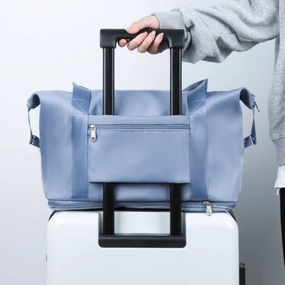 Foldable Travel Bag Large Capacity Waterproof Weekender Tote