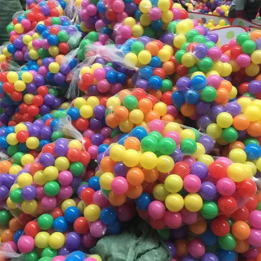 100pcs Colorful Soft Ball Pit Balls for Kids & Babies