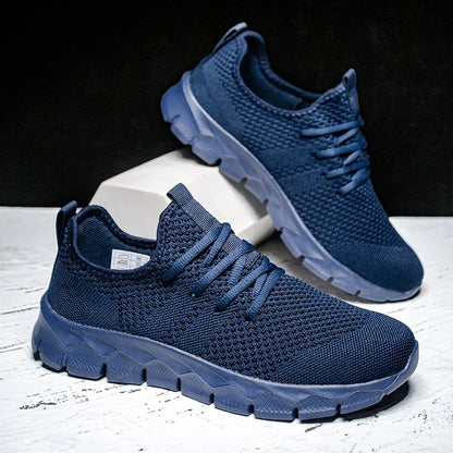 Men's Breathable Mesh Sneakers Lightweight Running Shoes Plus Size