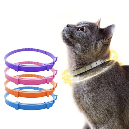 Adjustable Waterproof Pet Collar for Cats & Dogs